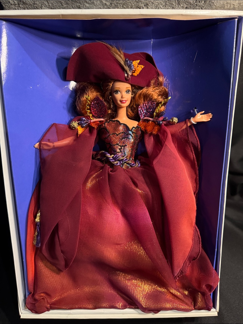 Vintage 1995 Barbie Autumn Glory Enchanted Seasons Doll Mattel NIB